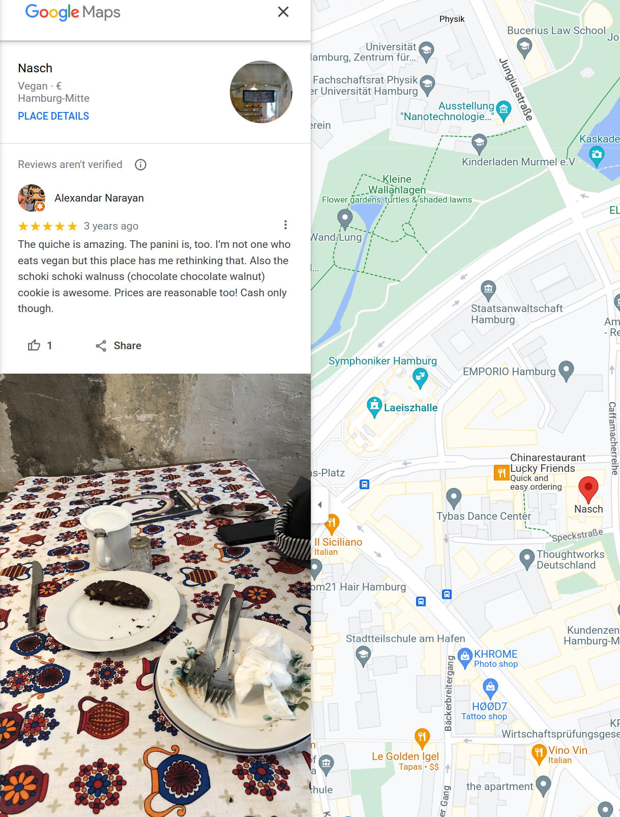 The First Google Maps Review Of Nasch We Made